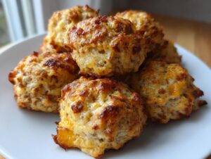 cream cheese sausage balls - Featured